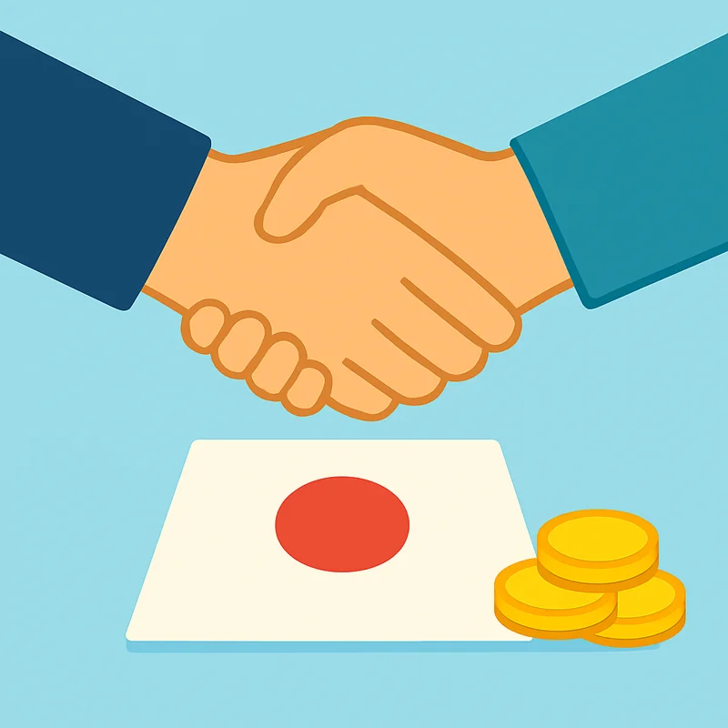 契約・入金のイラスト