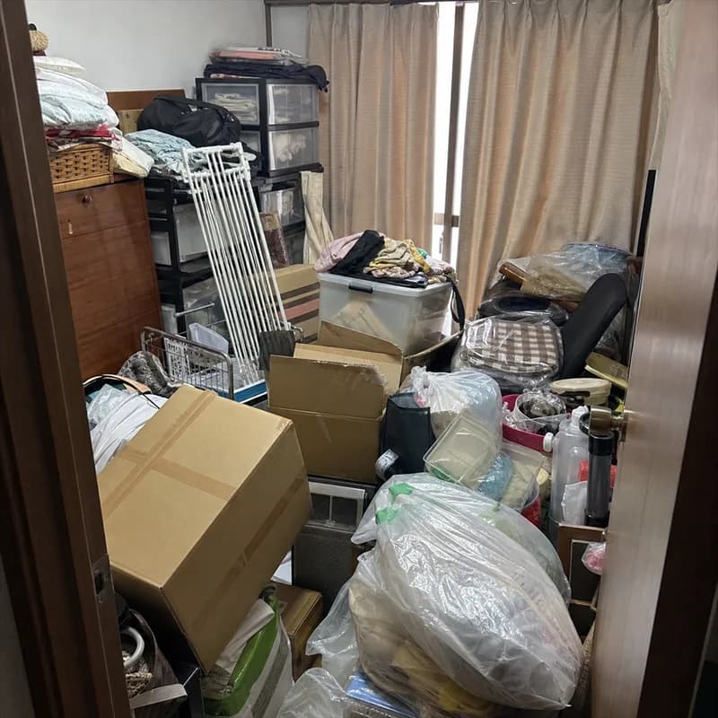 荷物が残った家は内覧できない図
